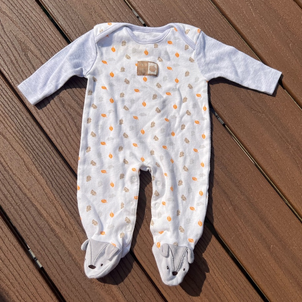 Rene Rofe fall leaves sleeper - 0-3months